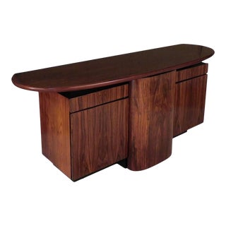Vintage Skovby Danish Rosewood Dry Bar Console Sideboard For Sale