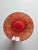 1950s Scottish Orange Art Glass Vase with Gilt Aventurines from Vasart, 1950s For Sale - Image 5 of 6