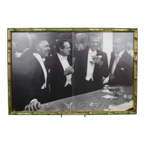 Slim Aarons Kings of Hollywood C1974 Framed Color Double Plate