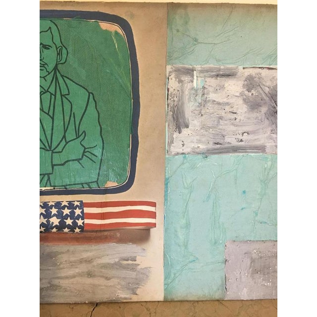 Ermete Lancini, Abstract Collage, 1960s, Mixed Media For Sale - Image 11 of 17