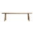 1940s Vintage One of a Kind Elm Wood Skinny Bench 78" For Sale