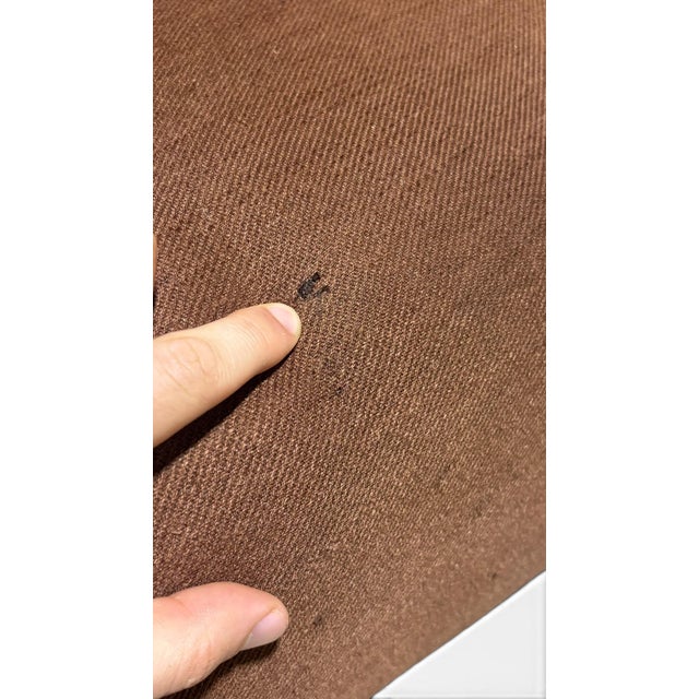 Brown Ralph Lauren Button Back Library Chair For Sale - Image 8 of 8