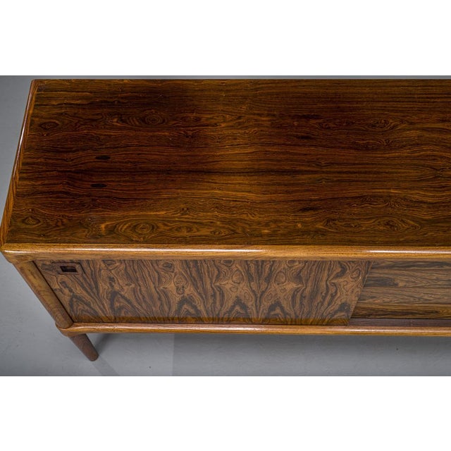 Hw Klein for Bramin Palisander Rosewood Sideboard, 1960s - Excellent Original For Sale - Image 18 of 18