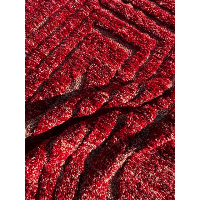 Textile Handmade Berber Area Rug For Sale - Image 7 of 10