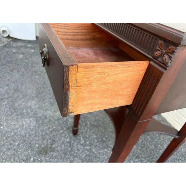 Brown Mid 20th Century Lane Acclaim Mid Century Walnut Square Side Table For Sale - Image 8 of 11