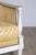 Yellow French 19th Century Pair of Marquise Chairs Circa 1890 For Sale - Image 8 of 11
