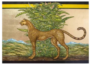 Adriano Pompa, Maremma Cheetah, Oil Paint, 2020
