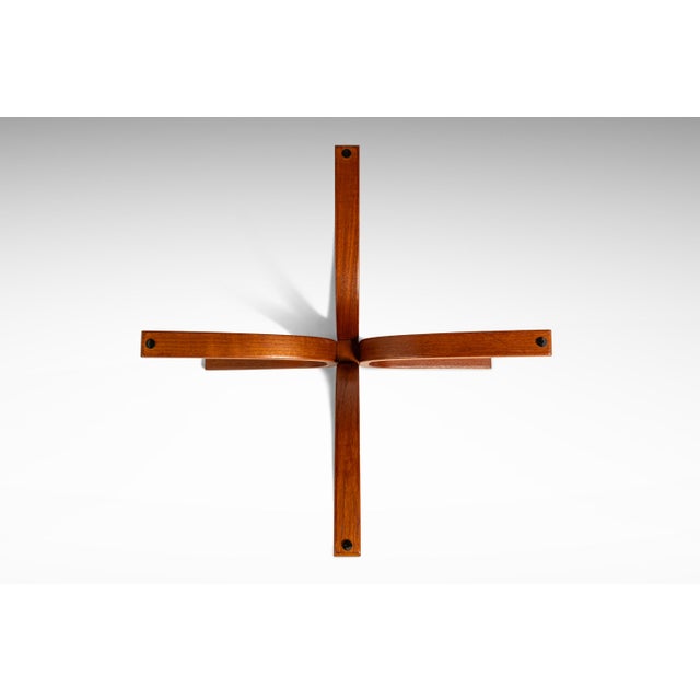 Glass Mid-Century Scandinavian Modern "Siesta" Coffee Table W/ Glass Top Attrributed to Ingmar Relling for Westnofa, Norway, C. 1970s For Sale - Image 7 of 18