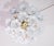 Murano Style Ceiling Light White Flowers, 1970 For Sale - Image 12 of 12