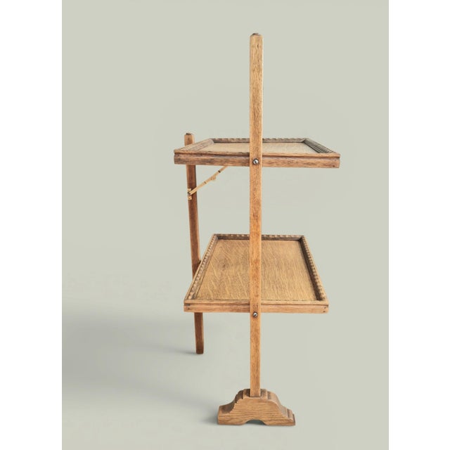 Late 19th Century Folding Dumbwaiter in Oak For Sale - Image 3 of 18