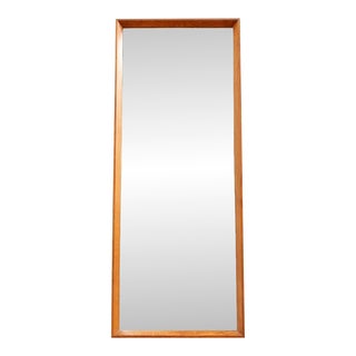 Mid Century 1960s Teak Wall Mirror For Sale