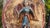 Art Deco Wooden Picture in Carved Bas-Relief with Guardian Angel, 1940s For Sale - Image 4 of 10