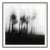 20" X 20" 'Blurred Landscape' #3 Black and White Photography For Sale