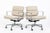 Herman Miller Eames for Herman Miller Office Chairs in Schumacher Vegan Suede, Cream Tan For Sale - Image 4 of 12