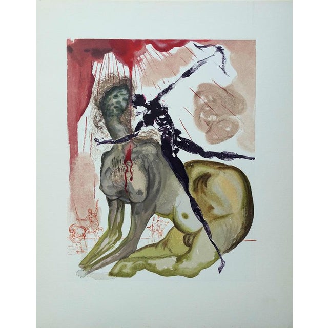 Salvador Dali, The Minotaur, Woodcut For Sale - Image 7 of 7