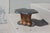 Trasnfera side table by alina rotzinger materials: phenolic birch plywood treated and lacquered with epoxy resin, steel...