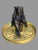 Antique Egyptian Revival Figural Bronze Pharaoh Inkwell For Sale - Image 6 of 10