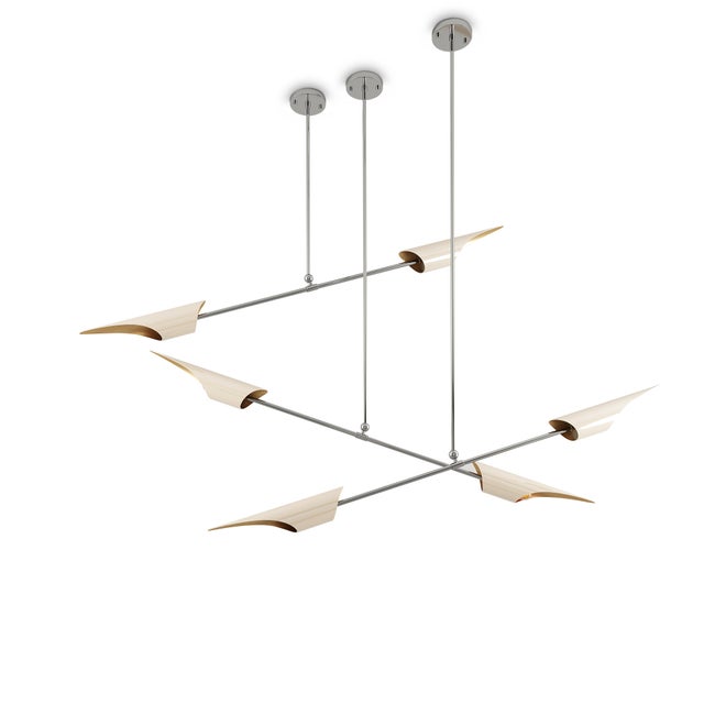 Swan Suspension Lamp by Creativemary For Sale - Image 6 of 6