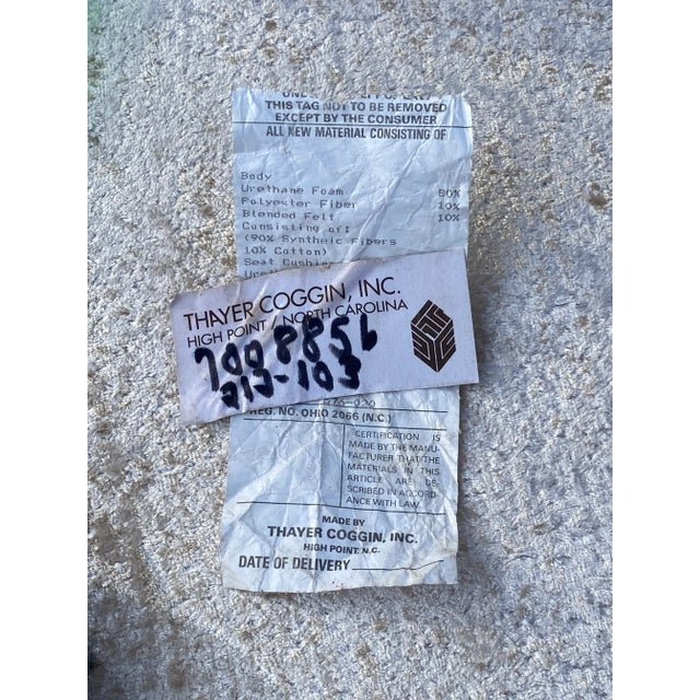 Wood Vintage Thayer-Coggin Lounge Chair For Sale - Image 7 of 7