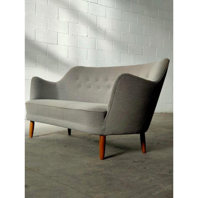 Vintage Grey Fabric Sofa, 1970 For Sale - Image 12 of 12