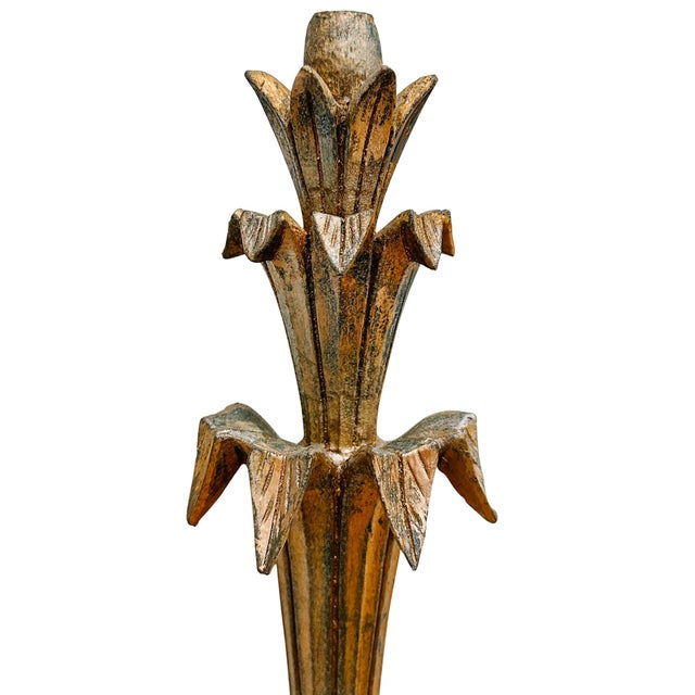 Gold Late 20th Century Pair of Florentine Style Gilded Resin Wall Plate Holders For Sale - Image 8 of 12