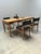 Hellerau Extendable Dining Table and Chairs in Oak and Saddle Leather by Helmut Magg for Deutsche Werkstätten, 1950s, Set of 5 For Sale - Image 12 of 18