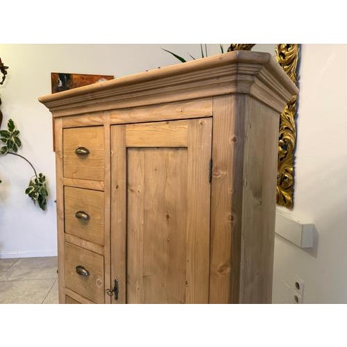 Rustic Farmhouse Bread Cabinet For Sale - Image 10 of 12