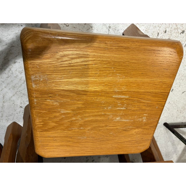 Set of Three Blonde Wood Vintage Danish Nesting Tables For Sale - Image 14 of 14