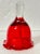 Mid 20th Century Vintage 20th Century Crystal & Glass Red Holiday Bells- Set of 3 For Sale - Image 5 of 12