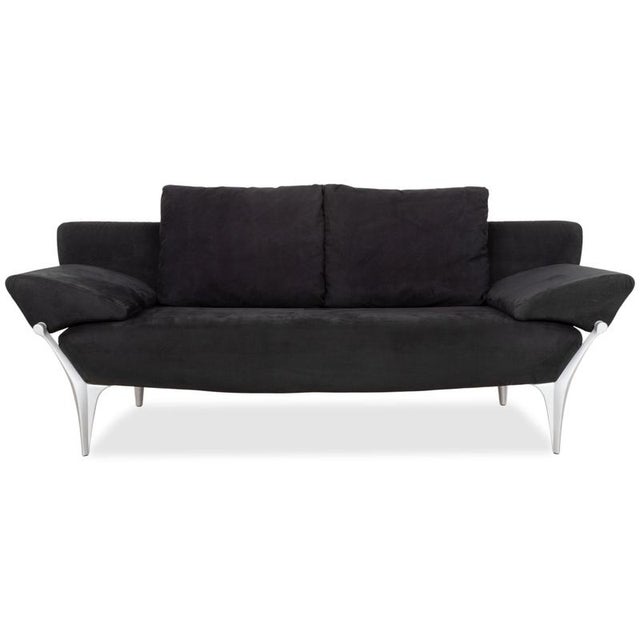 1600 Two-Seater Sofa in Black Fabric from Rolf Benz For Sale - Image 15 of 15