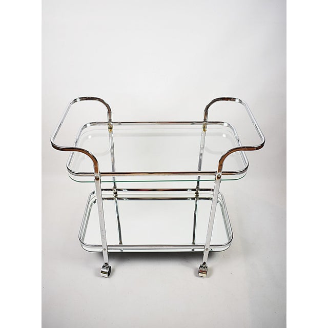Vintage Mobile Bar Cart, 1980s For Sale - Image 3 of 9