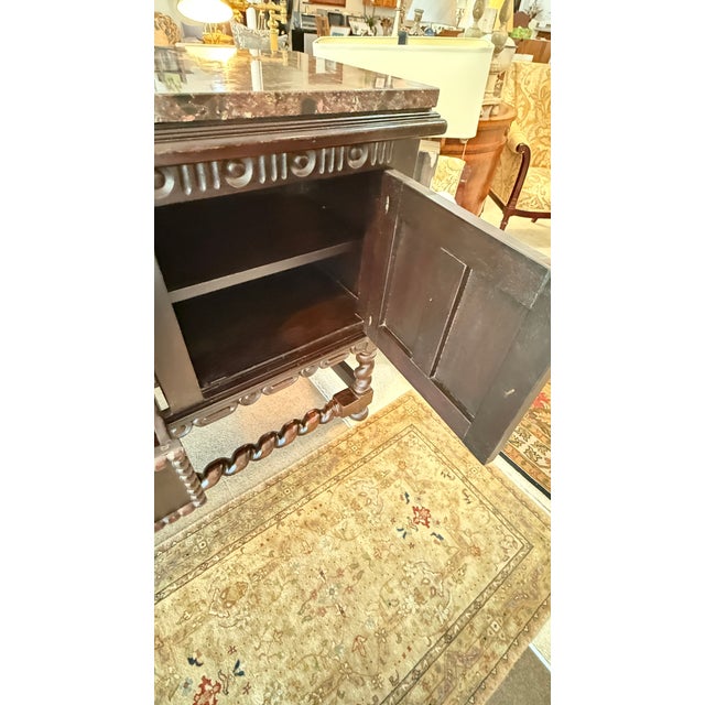 Mission Mission Buffet/Server With Added Granite Top For Sale - Image 3 of 14