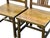 Pair Zen Oriental Straight Legs Bars Backrest Solid Wood Chairs For Sale In San Francisco - Image 6 of 8