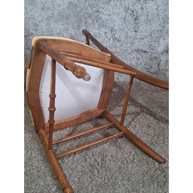 Antique Carved Louis XVI Flying Chairs, 1890s, Set of 2 For Sale - Image 4 of 10