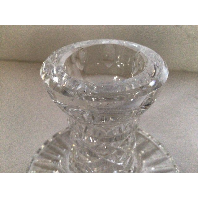 Waterford Crystal 1980s Waterford Crystal Candle Holder For Sale - Image 4 of 10