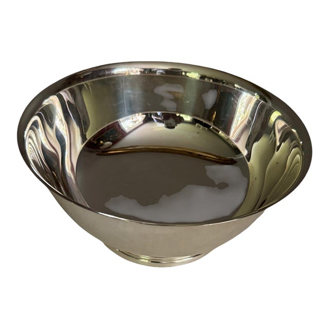 Vintage Silverplate Paul Revere Bowl, Serveware, Usa Origin For Sale