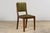 Wood 1930s French Art Deco Walnut Dining Chairs in Olive Green Velvet – Set of 10 For Sale - Image 7 of 18