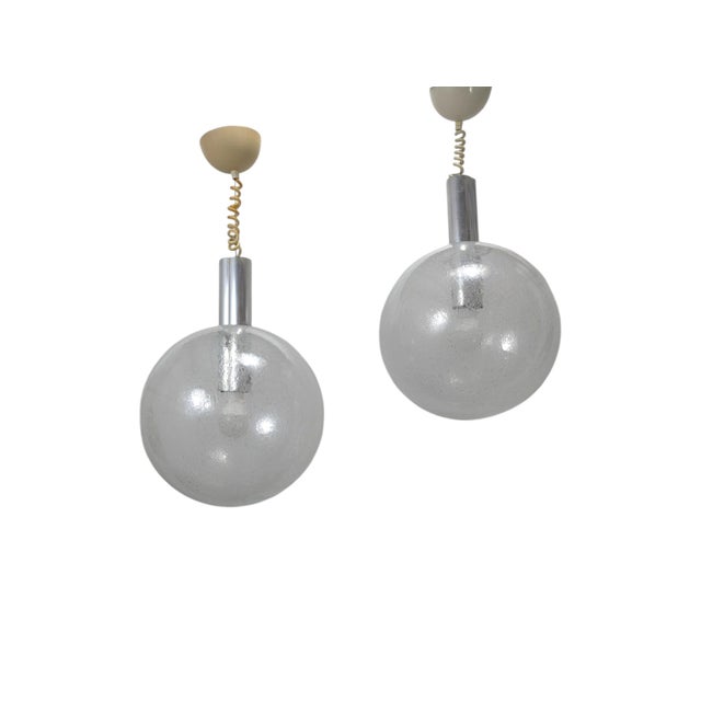 Space Age Pendant Lamps by Flos, 1970s, Set of 2 For Sale - Image 12 of 12