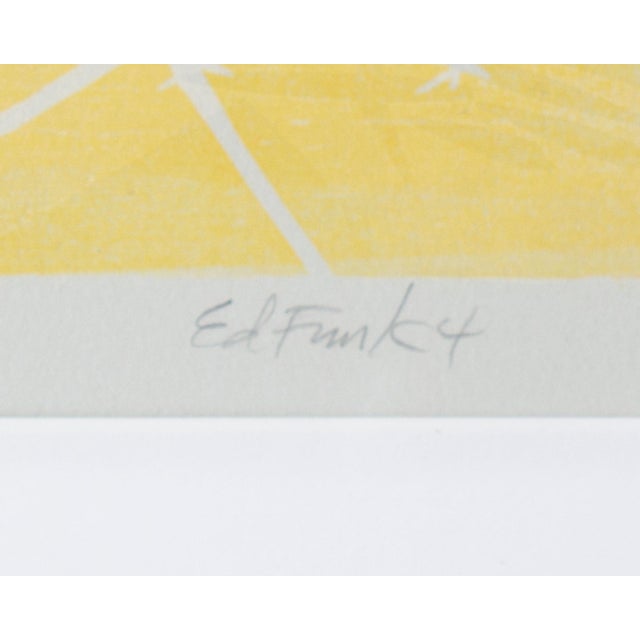 Abstract Monoprint of a Seated Woman by Ed Funk For Sale - Image 3 of 8