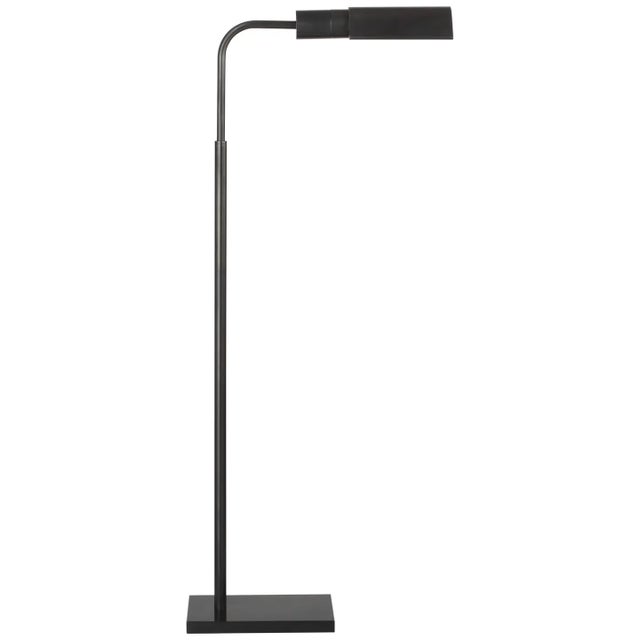 Visual Comfort Signature Studio Adjustable Cordless Pharmacy Floor Lamp in Bronze For Sale