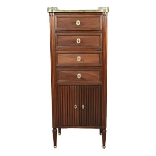 Small Antique Mahogany Chiffonier For Sale