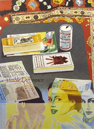 Howard Kanovitz "Visible Difference" Contemporary Hand Signed Edition of 175 Art Print C.1980