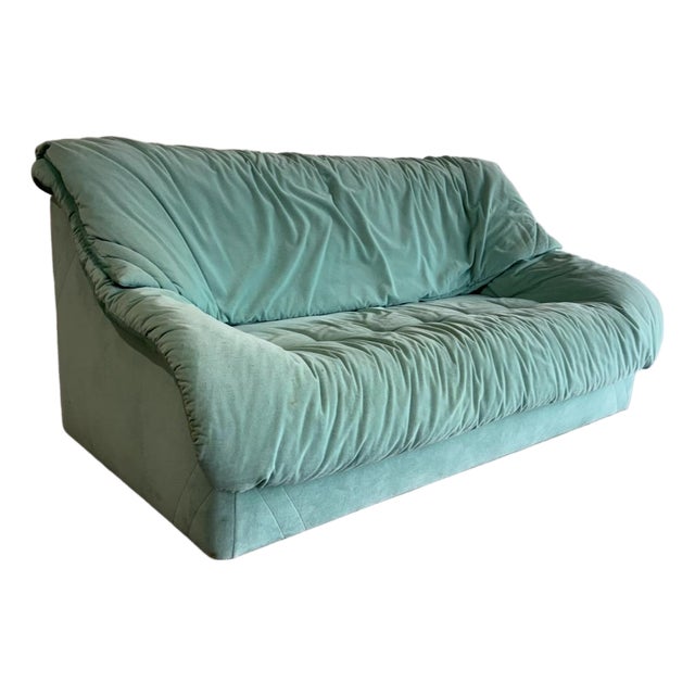Postmod Ekornes Seafoam Sofa For Sale