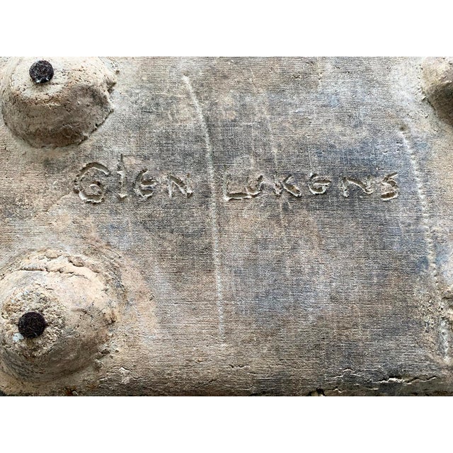 1940s Glen Lukens "Plate" Usa 1940s Partially Glazed Earthenware For Sale - Image 5 of 6