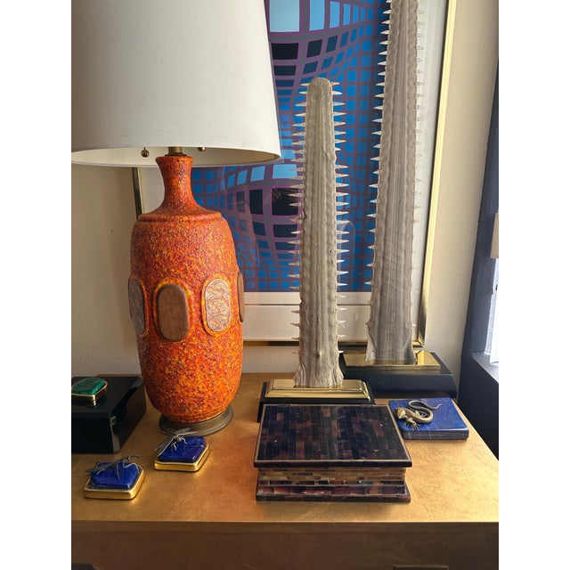 1980s Tessellated Horn Jewelry Box For Sale - Image 5 of 12