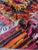 Pink Vintage Anatolian Colorful Tulu Rug For Sale - Image 8 of 8