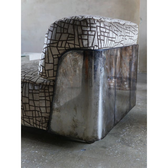 Modern Saint-Germain Lounge Chair by Italian Designer Gio Pagani - Set of 2 For Sale - Image 4 of 9