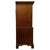 Brown Antique English Oak Chest-on-Chest Tallboy with Brass Handles For Sale - Image 8 of 14