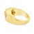 Vintage 1970s 18k Gold Diamond Gypsy Ring, 1.75 Carats Total, Size 5.75 For Sale - Image 12 of 16