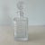 Georgian Hand-Cut Crystal Decanter in Square form with Starburst Designs With Stopper Measures approx: 10.5H x 4.5 x 4.5...